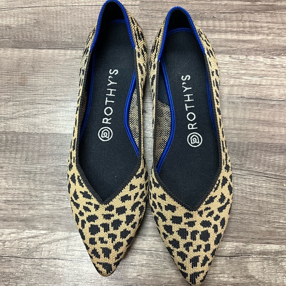 Rothy's Shoes - Rothy’s The Point Flats in Retired Leopard Print Size 8